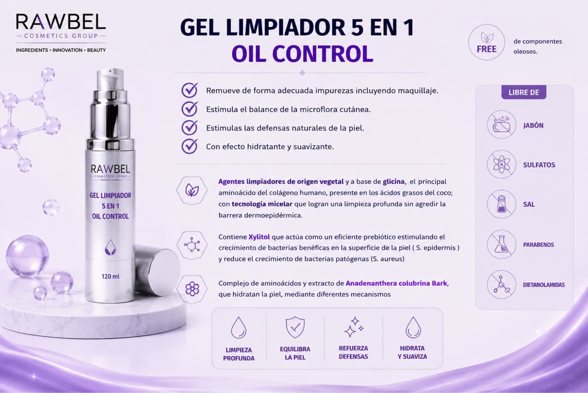 Gel Limpiador 5 en 1 Oil Control