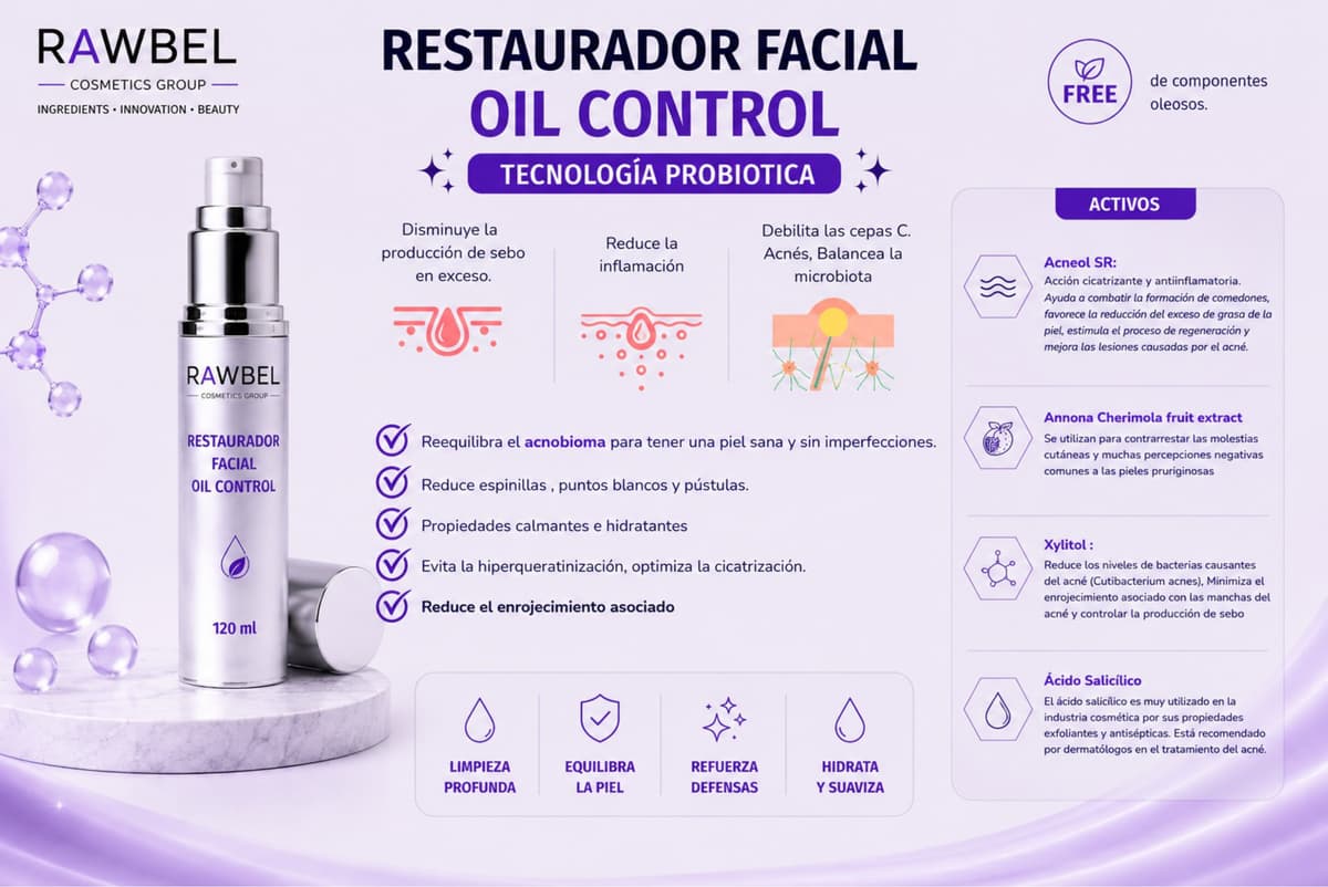 Restaurador Facial Oil Control