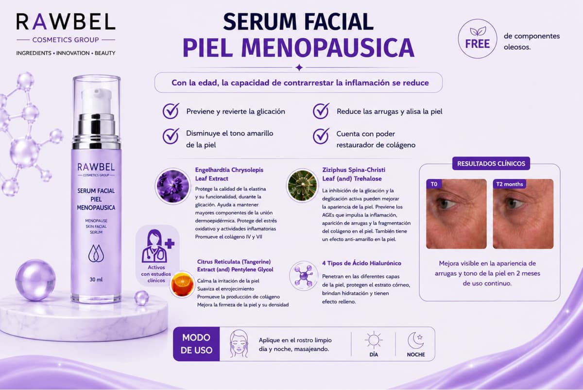 Serum Facial Piel Menopáusica